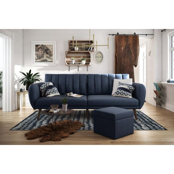 Sofa Bed BEYOURs Lantana Sofa Dark Blue