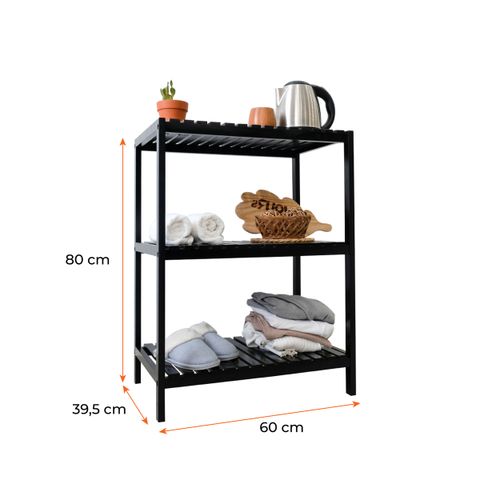 Kệ Đa Năng Màu Đen BEYOURs MULTIPURPOSE RACK 3-TIER - Black
