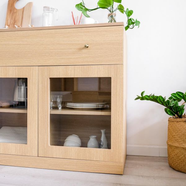 Tủ Bếp BEYOURs Mody Kitchen Storage 02 Natural