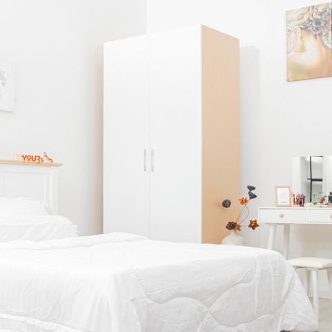 TỦ ĐỒ BEYOURs MINA CLOSET NATURAL WHITE 3