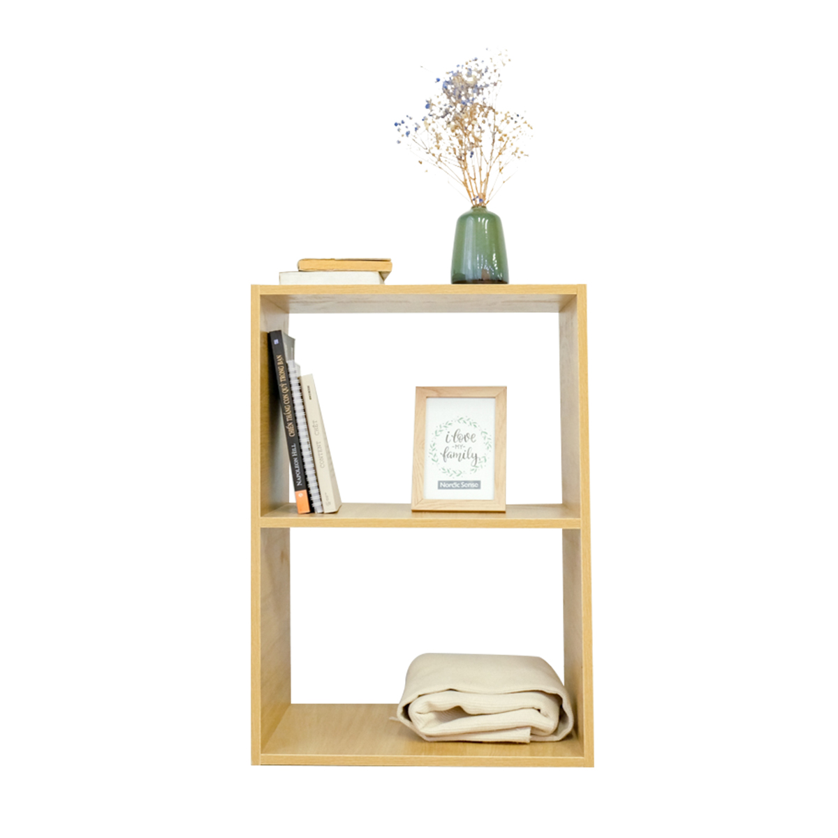 Tủ Beyours Bey Cabinet 2F Natural (Không Hậu)