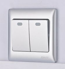 Bộ công tắc đôi 2 chiều 10AX 250V màu trắng