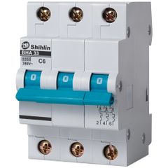 Cầu dao tự động BHA 3P 20A 6kA