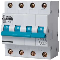 Cầu dao tự động BHA 4P 6A 6kA