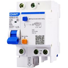 Áp chống dòng rò Chint NXBLE-63 1P+N C50 30mA 6kA