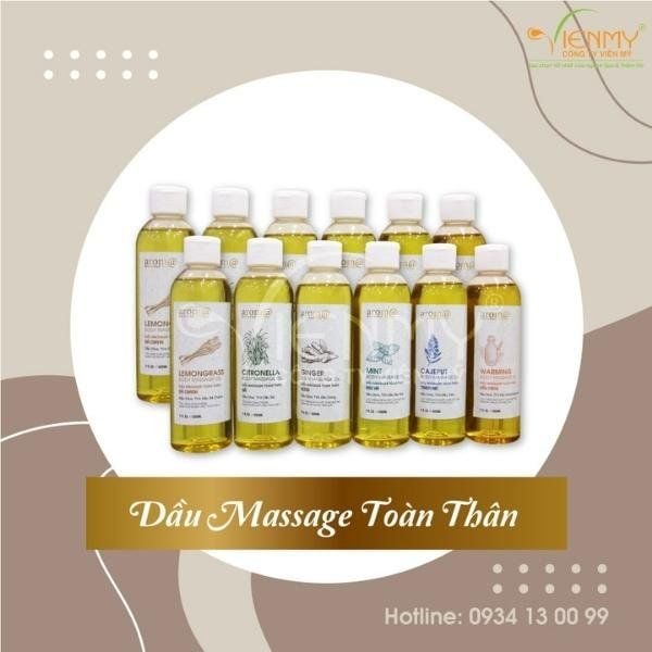 Dầu massage body Arom@ 6 chai x 200ml