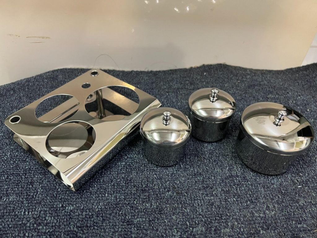 Hũ Inox 304- trắng JH 02