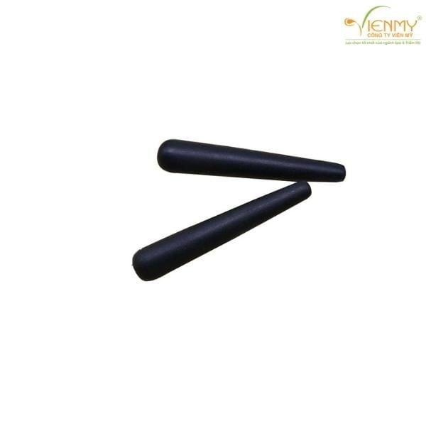 Đá núi lửa cây ấn huyệt  đen bóng VN