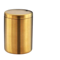 Hũ tăm inox vàng