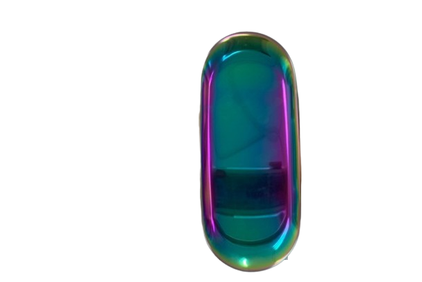 khay inox  7 màu  oval - Size M