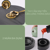 [Hấp nghiên] Nghiên đá đựng mực Kim Tiền