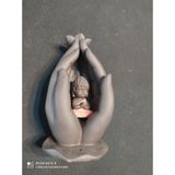 Tượng Phật tử sa ngồi tòa sen dùng xông trầm