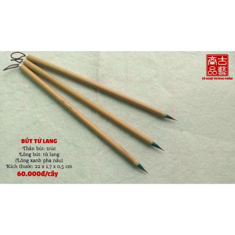 Bút lông thư pháp viết chữ nhỏ ( tiểu tự )Tử Lang 65k