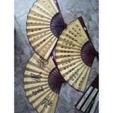 [Cao Cấp] Quạt Vải Nan Tre Cổ Trang