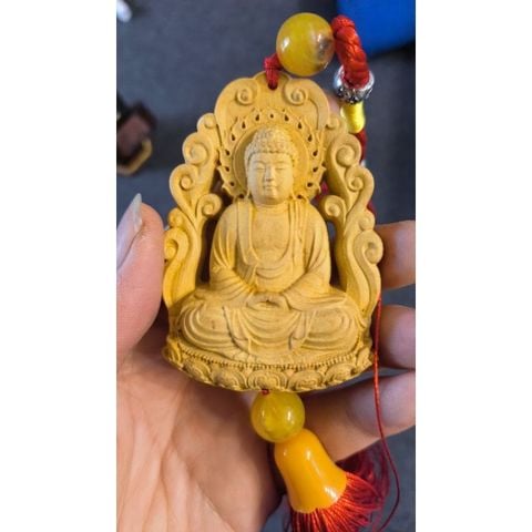 [Cổ Nghệ Thương Phẩm] Mộc bội Phật Giáo cầu chúc bình an.