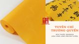 [CỔ NGHỆ THƯƠNG PHẨM] Tuyên Chỉ Trường Quyển hoa văn Long Vân kim tuyến
