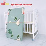 Đệm Cũi Chất Liệu Bông Ép Tự Nhiên Cao Cấp Cho Bé KIDSSUN