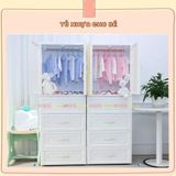 Tủ Nhựa 5 Tầng Royal Cho Bé Từ Sơ Sinh Đến 5 Tuổi KIDSSUN