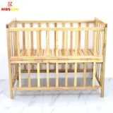 Giường Cũi Quế Mini KT 60x100cm KIDSSUN - Màu Tự Nhiên