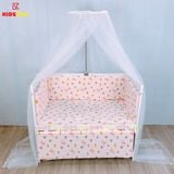 Giường Cũi Quế Mini KT 60x100cm KIDSSUN - Màu Trắng