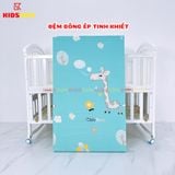 Đệm Cũi Chất Liệu Bông Ép Tự Nhiên Cao Cấp Cho Bé KIDSSUN