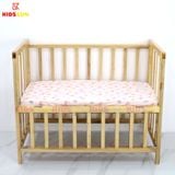 Giường Cũi Quế Mini KT 60x100cm KIDSSUN - Màu Tự Nhiên