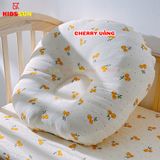 Gối Chống Trào Ngược Cho Bé KIDSSUN - Vải Cotton và Vải Muslin Cao Cấp