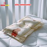 Gối Chống Lõm Đầu + Gối Chặn Cho Bé KIDSSUN -  Vải Muslin Organic Cao Cấp