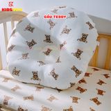 Gối Chống Trào Ngược Cho Bé KIDSSUN - Vải Cotton và Vải Muslin Cao Cấp