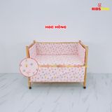 Giường Cũi Gỗ Quế 3 in 1 KT 70x110x86cm KIDSSUN - Màu Tự Nhiên