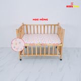 Giường Cũi Gỗ Quế 3 in 1 KT 80x120x86cm KIDSSUN - Màu Tự Nhiên