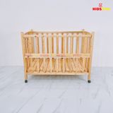 Giường Cũi Gỗ Quế 3 in 1 KT 70x110x86cm KIDSSUN - Màu Tự Nhiên