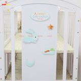 Nôi Cũi Đa Năng 6 in 1 KIDSSUN (Cũi+ 6 Sản Phẩm Quà Tặng) - Màu Trắng