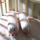 Gối Chống Lõm Đầu + Gối Chặn Cho Bé KIDSSUN - Vải COTTON 100%