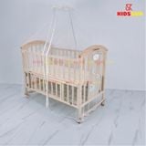 Nôi Cũi Đa Năng 6 in 1 KIDSSUN (Cũi+ 6 Sản Phẩm Quà Tặng) - Màu Tự Nhiên