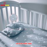 Gối Chống Lõm Đầu + Gối Chặn Cho Bé KIDSSUN - Vải COTTON 100%