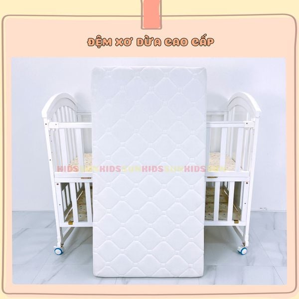 Đệm Xơ Dừa Cao Cấp Cho Nôi Cũi Đa Năng 6 in 1 KIDSSUN