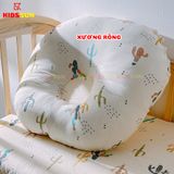 Gối Chống Trào Ngược Cho Bé KIDSSUN - Vải Cotton và Vải Muslin Cao Cấp