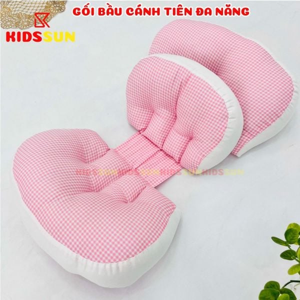 Gối Bầu Cánh Tiên Đa Năng KIDSSUN -  Vải Cotton 100%