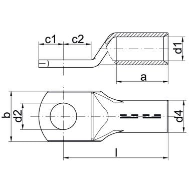 Đầu cosse đồng, chuẩn DIN