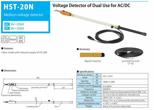 Thiết Bị Dò Điện Trung Áp Medium Voltage Detector