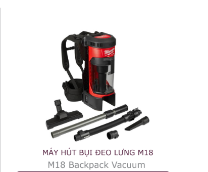Máy Hút Bụi Đeo Lưng M18 M18 Backpack Vacuum