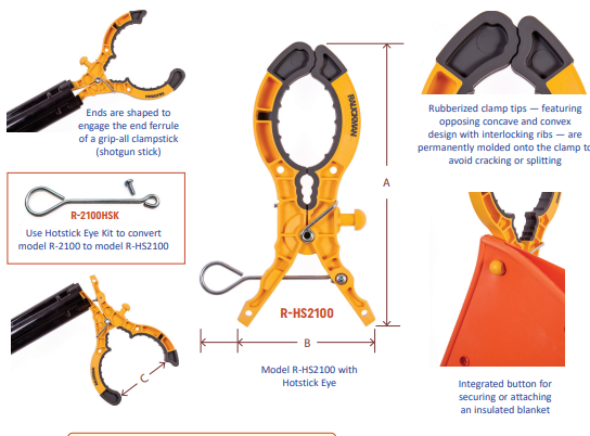 Kẹp Thảm Hotline R-2100/R-Hs2100