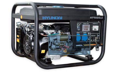 MÁY PHÁT ĐIỆN HYUNDAI 1 PHA DHYSE6000-SE Model: DHY6000-SE