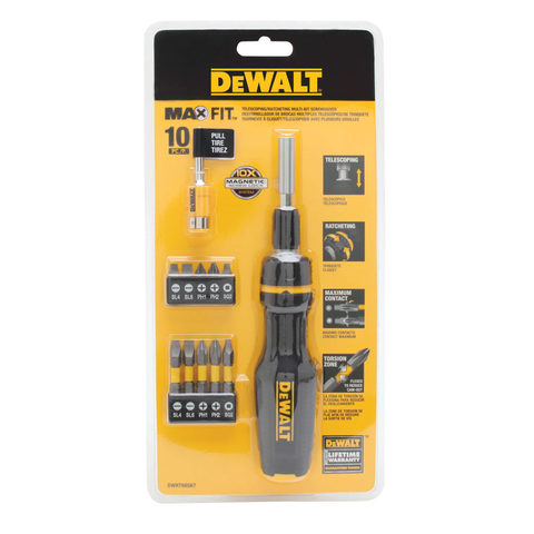 Tua vít có chốt đa bit dạng ống lồng MAX FIT® DWHT66567