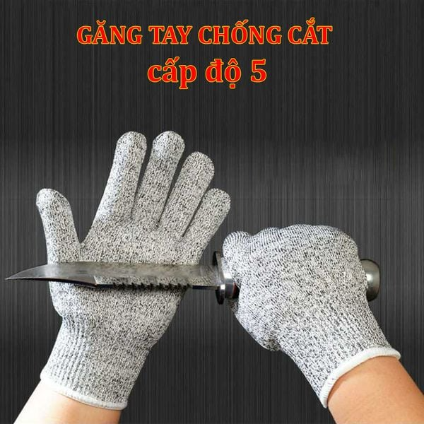 Găng Tay Chống Nước Chống Cắt Cấp 5 Water Resistant - Cut Resistant Level 5