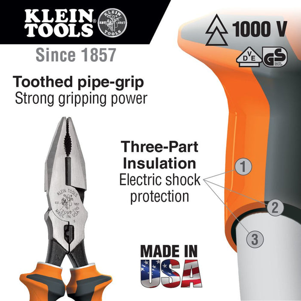 Kìm Mỏ Bằng Cách Điện 1kv Combination Insulated Pliers