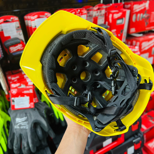 Nón Bảo Hộ Lao Động Có Gắn Đèn Labor Protection Helmet With Headlamp