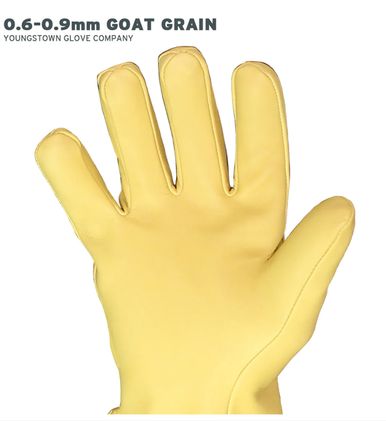 Găng tay da bảo vệ găng cao su hạ thế