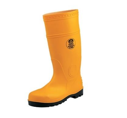 Ủng bảo hộ chống nước mũi bọc thép (Màu vàng)